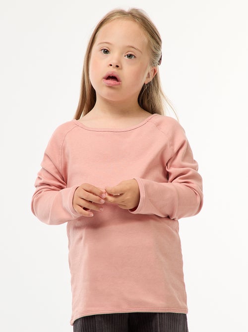 T-shirt sem sentido de manga comprida - coleção fácil de vestir - Kiabi T-shirt sem sentido de manga comprida - coleção fácil de vestir - Kiabi