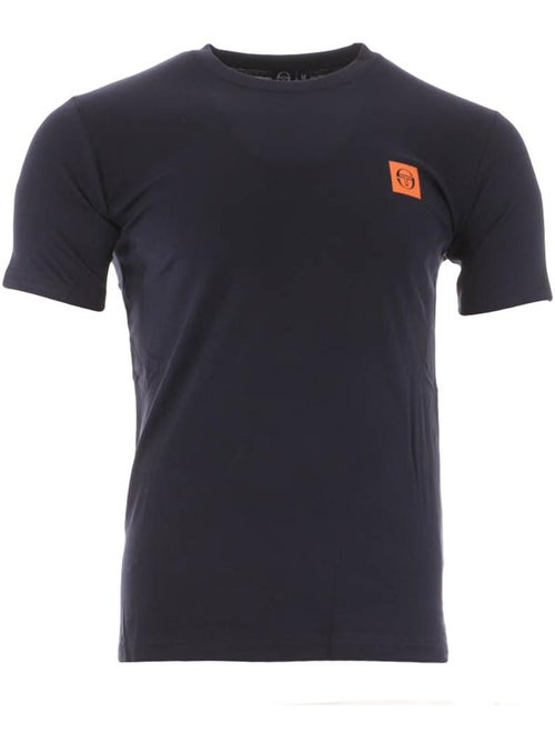 T-shirt sergio tacchini squared para homem azul-marinho/laranja - Kiabi T-shirt sergio tacchini squared para homem azul-marinho/laranja - Kiabi