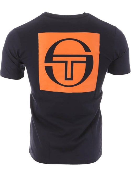 T-shirt sergio tacchini squared para homem azul-marinho/laranja - Kiabi T-shirt sergio tacchini squared para homem azul-marinho/laranja - Kiabi