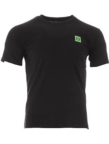 T-shirt Sergio Tacchini Squared para Homem Preto/Verde