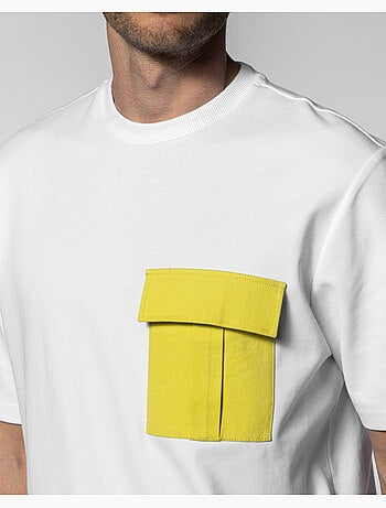 T-shirt shade branco regular