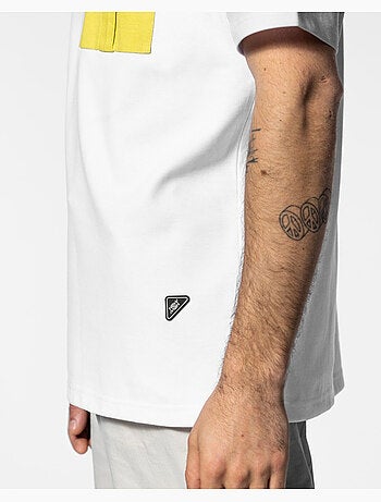 T-shirt shade branco regular