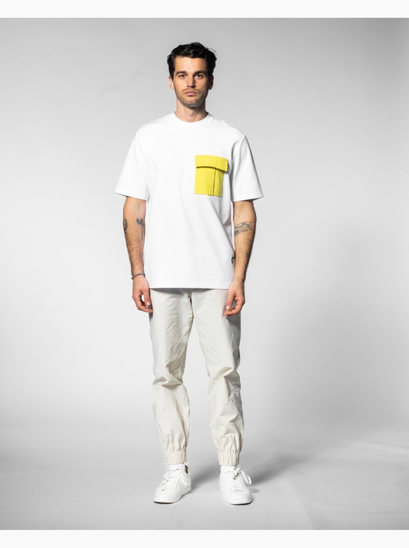 T-shirt shade branco regular Branco - Kiabi