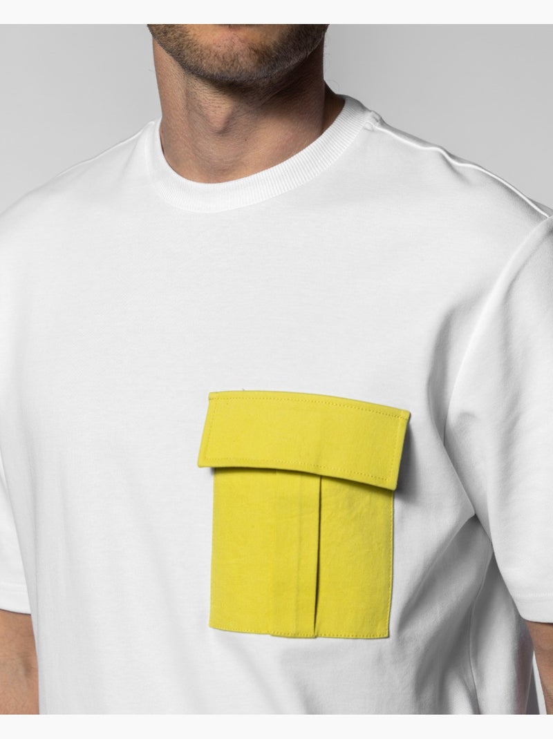 T-shirt shade branco regular Branco - Kiabi