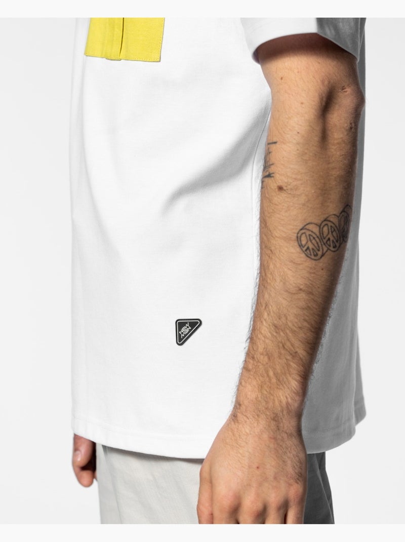 T-shirt shade branco regular Branco - Kiabi