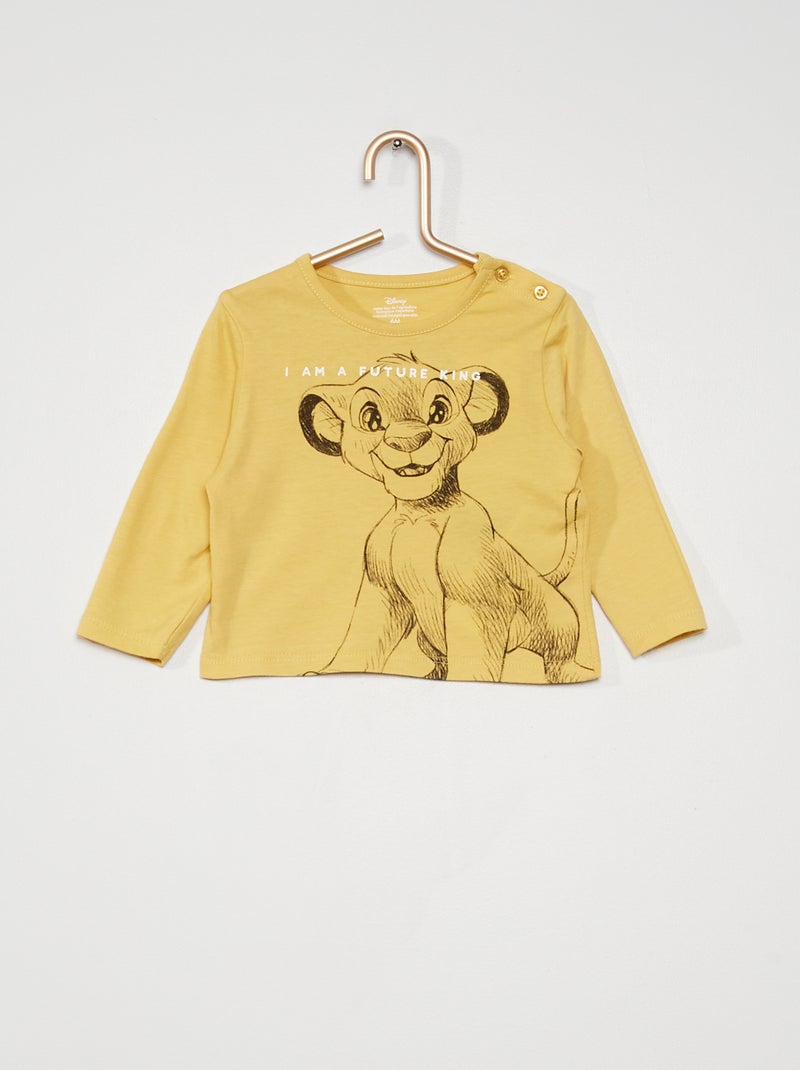 T-shirt 'Simba' AMARELO - Kiabi