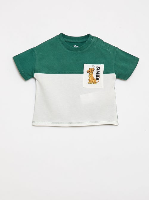 T-shirt 'Simba' com bolso no peito 'Disney' - Kiabi