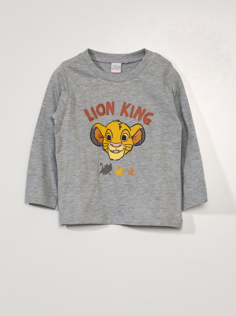 T-shirt 'Simba' da 'Disney' CINZA - Kiabi