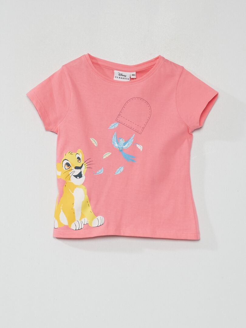 T-shirt 'Simba' da 'Disney' Rosa - Kiabi