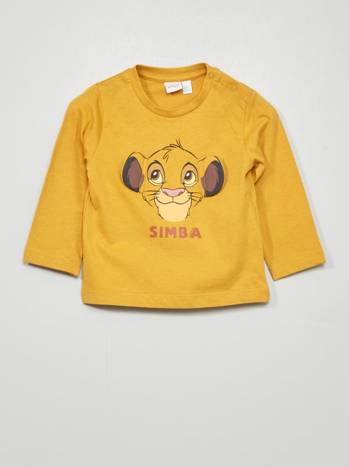 T-shirt 'Simba' 'Disney' - Mostarda - Kiabi