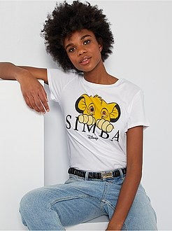 T-shirt 'Simba' 'O Rei Leão' 'Disney' - Kiabi