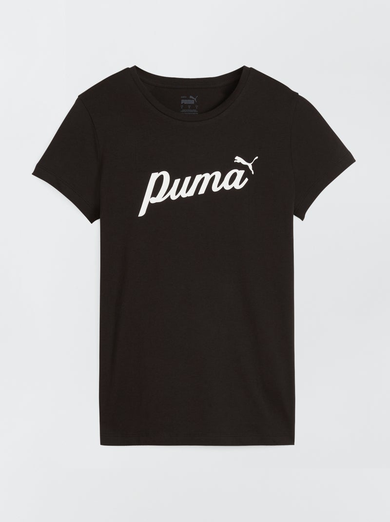 T-shirt simples 'Puma' PRETO - Kiabi