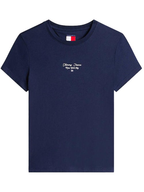 T-Shirt Slim Tommy Hilfiger com Logótipo para Mulher - Kiabi T-Shirt Slim Tommy Hilfiger com Logótipo para Mulher - Kiabi