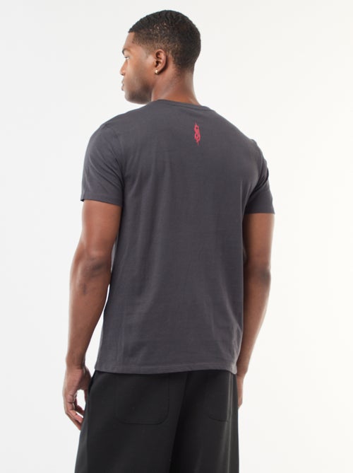 T-shirt 'Slipknot' de manga curta e gola redonda - Kiabi