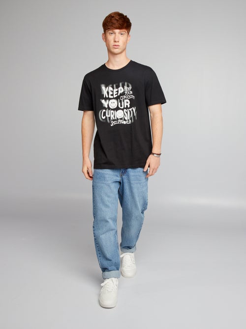 T-shirt 'SmileyWorld' de manga curta - Kiabi