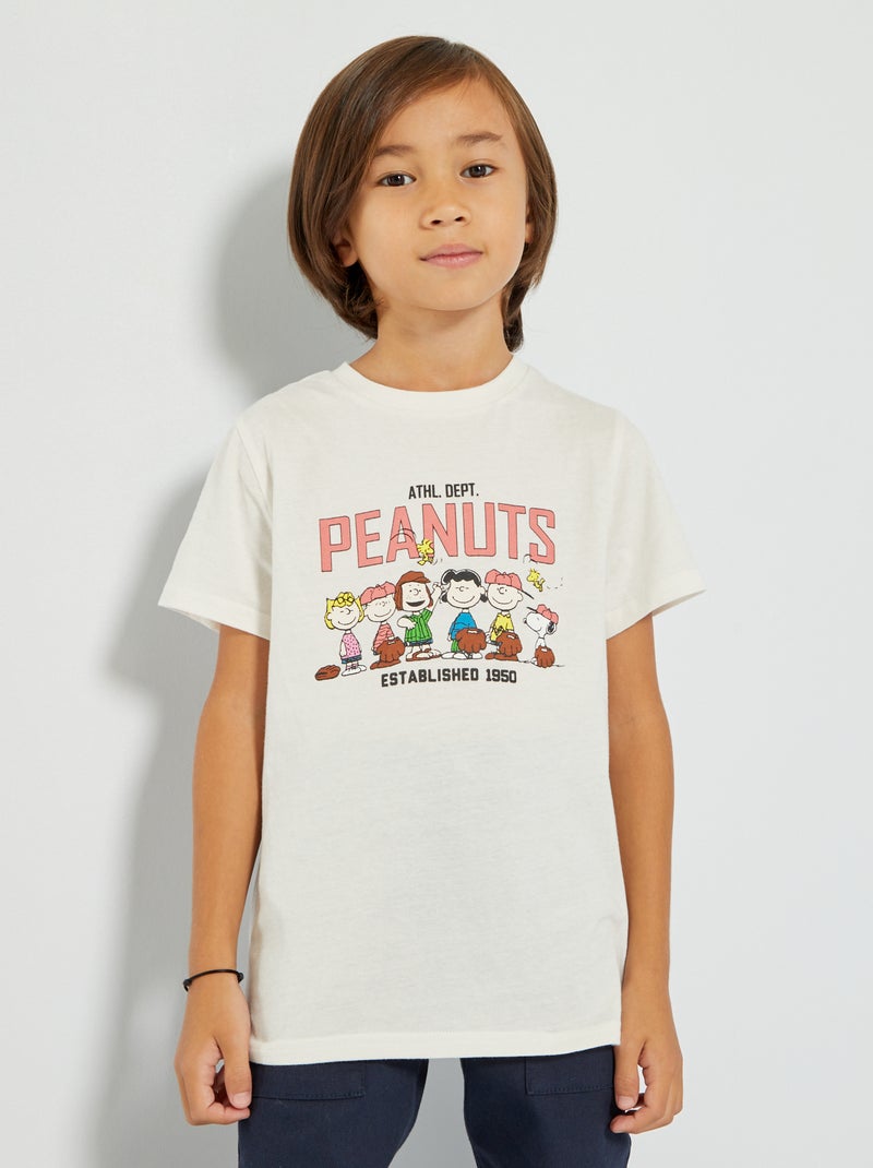 T-shirt 'Snoopy' BRANCO - Kiabi