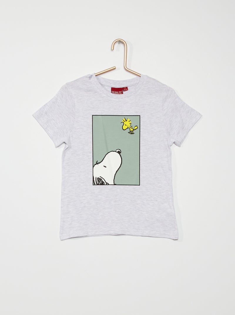 T-shirt 'Snoopy' CINZA - Kiabi