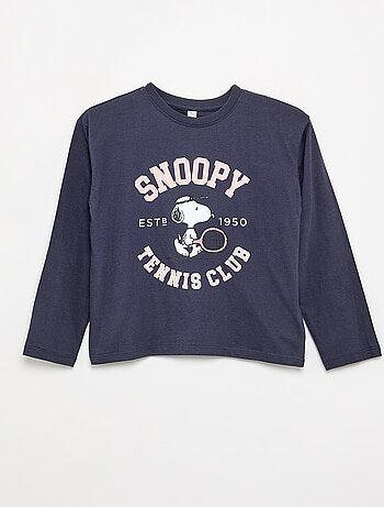 T-shirt 'Snoopy' de manga comprida