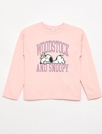 T-shirt 'Snoopy' de manga comprida