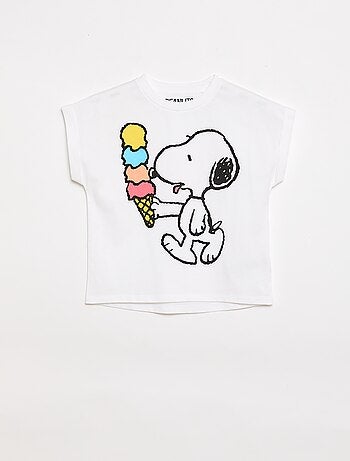 T-shirt 'Snoopy' de mangas curtas