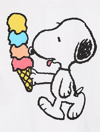 T-shirt 'Snoopy' de mangas curtas