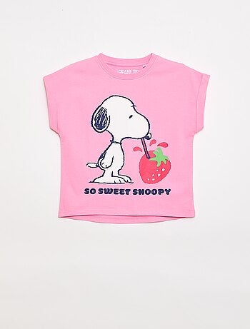 T-shirt 'Snoopy' de mangas curtas
