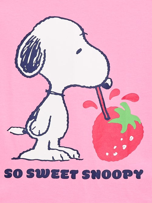 T-shirt 'Snoopy' de mangas curtas - Kiabi