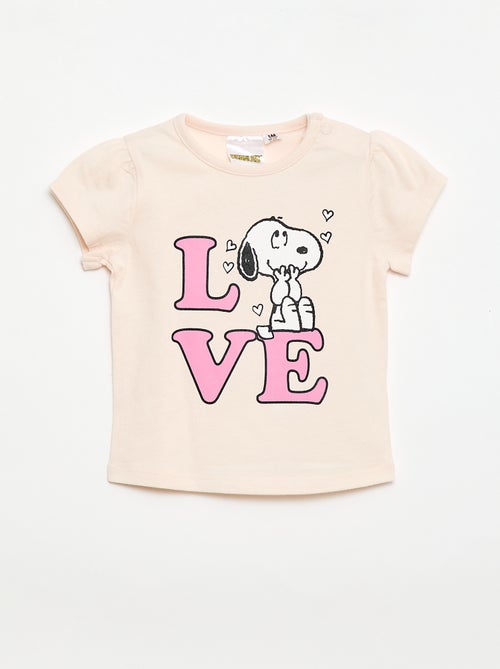 T-shirt 'Snoopy' manga curta - Kiabi