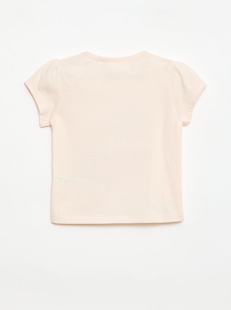 T-shirt 'Snoopy' manga curta Rosa - Kiabi