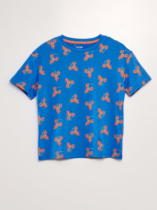 T-shirt solta estampada - Kiabi