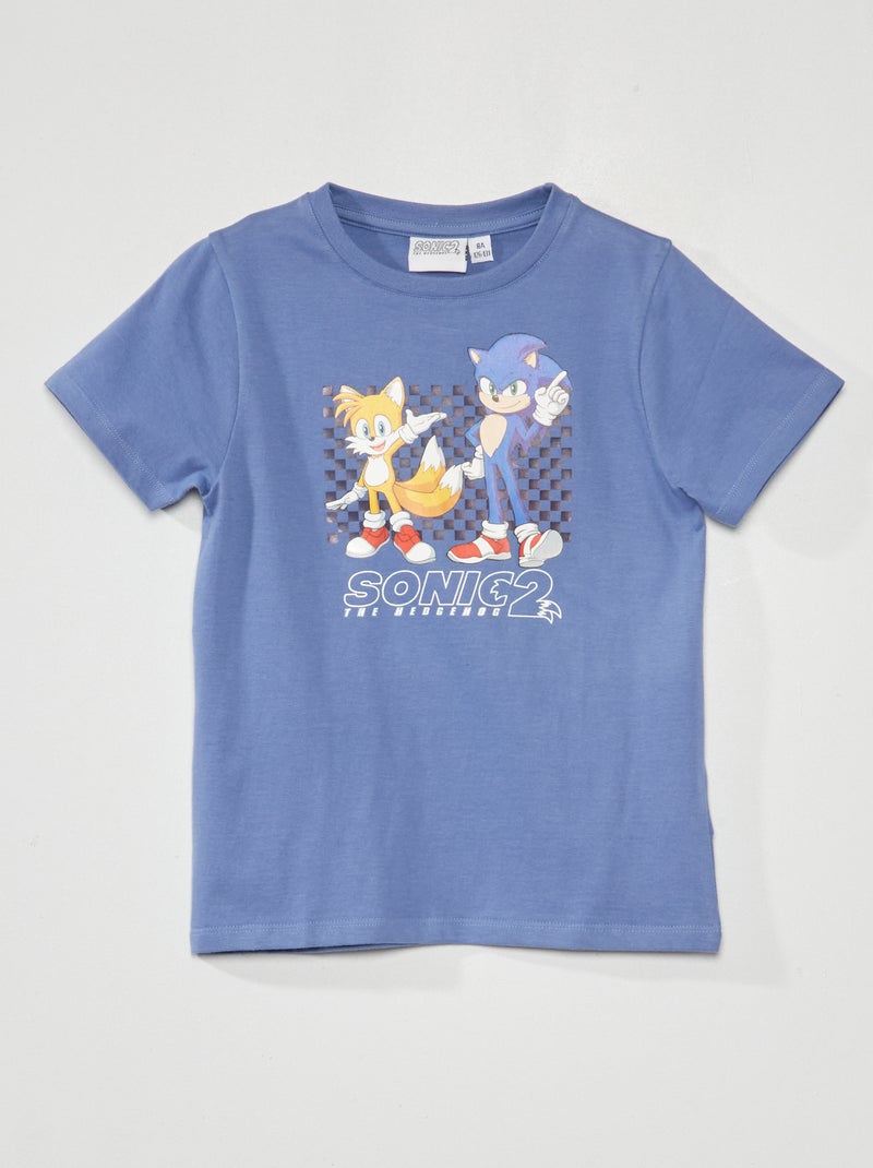 T-shirt 'Sonic' AZUL - Kiabi