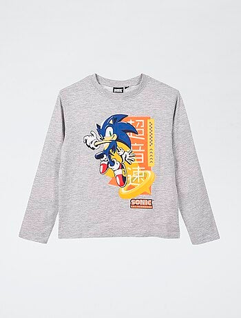 T-shirt "Sonic" de manga comprida
