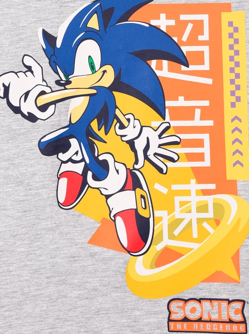T-shirt "Sonic" de manga comprida - Kiabi