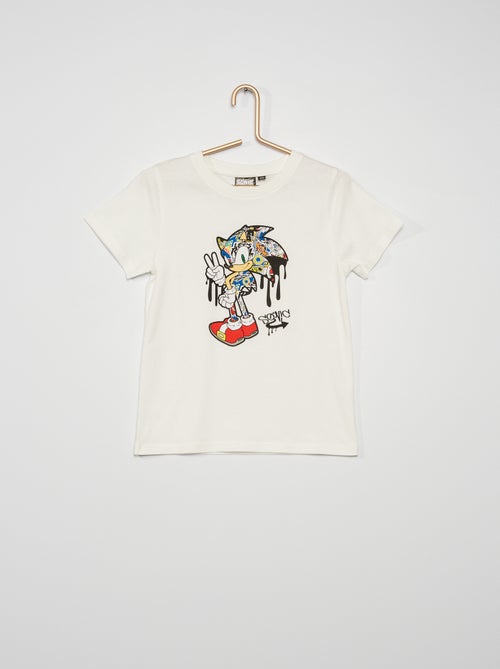 T-shirt 'Sonic' em jersey - Kiabi