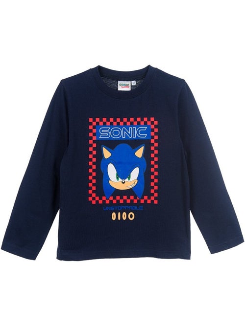 T-shirt sonic menino | licença oficial - Kiabi