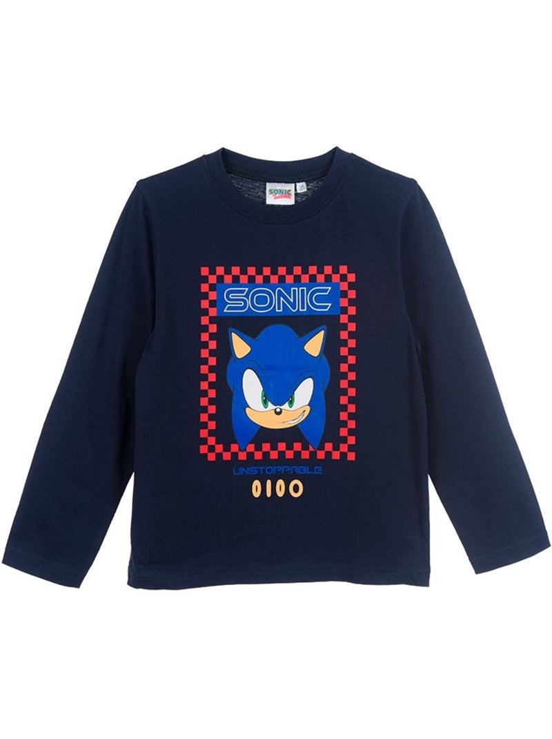 T-shirt sonic menino | licença oficial Azul - Kiabi