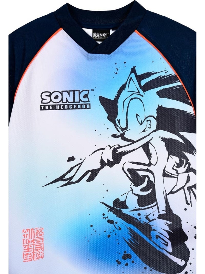 T-shirt sonic menino | licença oficial Azul - Kiabi