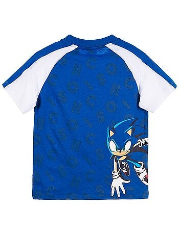 T-shirt sonic menino | licença oficial