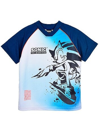 T-shirt sonic menino | licença oficial