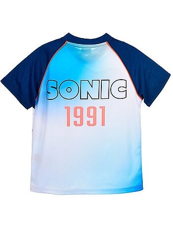 T-shirt sonic menino | licença oficial