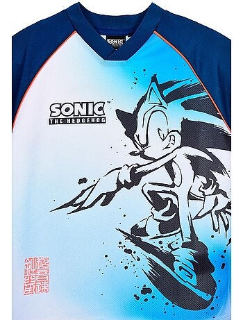 T-shirt sonic menino | licença oficial