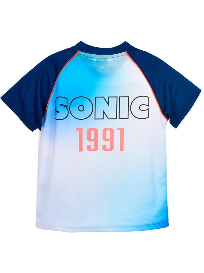 T-shirt sonic menino | licença oficial Azul - Kiabi
