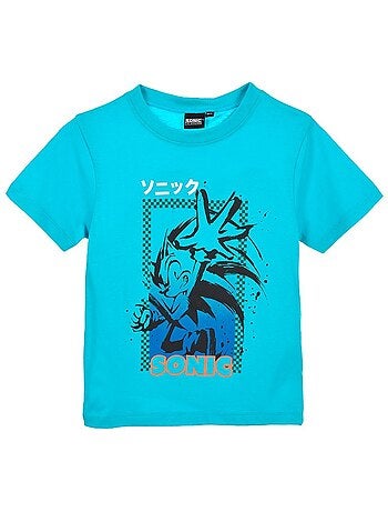 T-shirt sonic menino | licença oficial