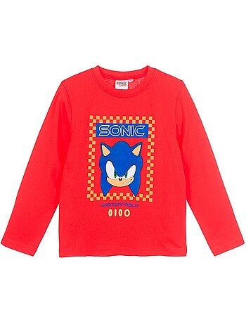 T-shirt sonic menino | licença oficial