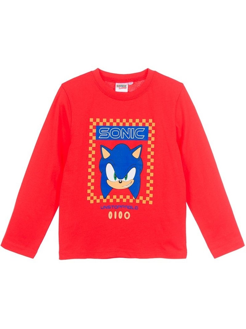 T-shirt sonic menino | licença oficial Vermelho - Kiabi