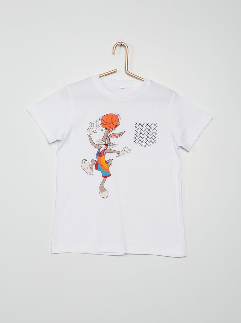 T-shirt 'Space jam' Branco - Kiabi