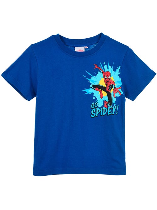 T-shirt spider-man azul menino | licença oficial - Kiabi T-shirt spider-man azul menino | licença oficial - Kiabi