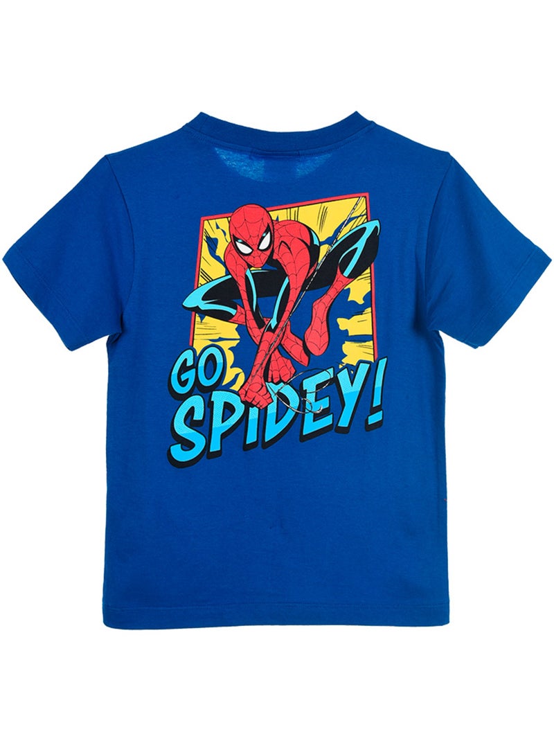 T-shirt spider-man azul menino | licença oficial Azul - Kiabi