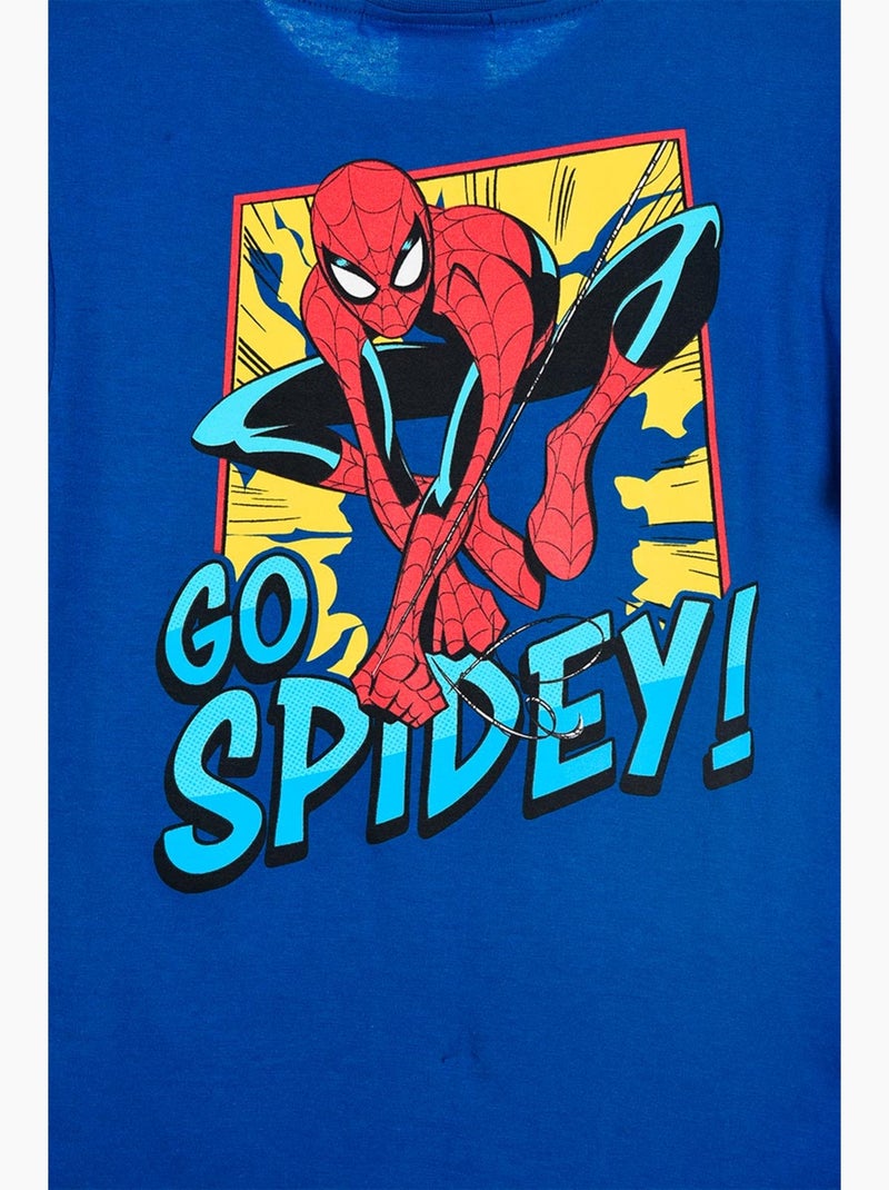 T-shirt spider-man azul menino | licença oficial Azul - Kiabi