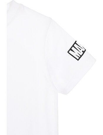 T-shirt spider-man branco menino | licença oficial